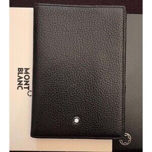 Authentic Montblanc Meisterstück Leather Passport Holder - Luxury Gift Box Set
